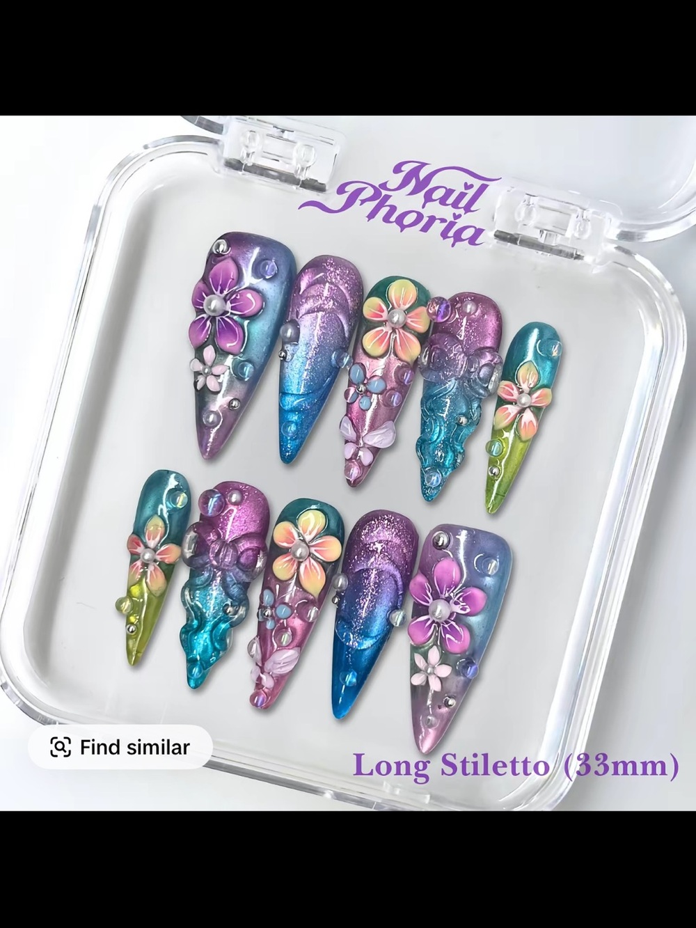 Nailphoria Fairy Dew Stiletto Press-On Nails